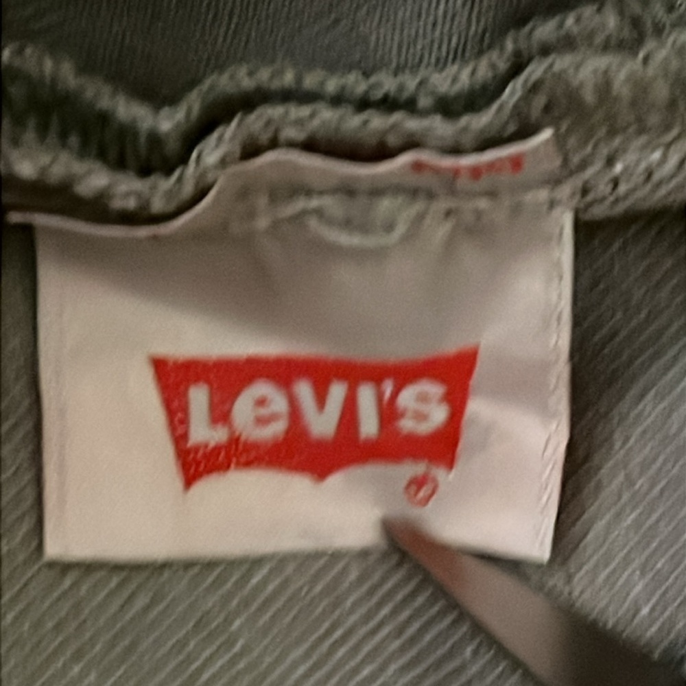 Levi's 501 High Rise Cutoff Jean Shorts Sage Green 31 NWT - Picture 10 of 10